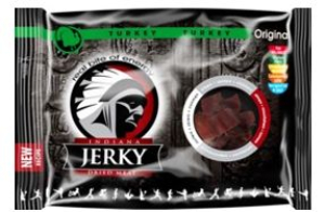 Indiana jerky dried meat - turkey original - 100 g (hg)
