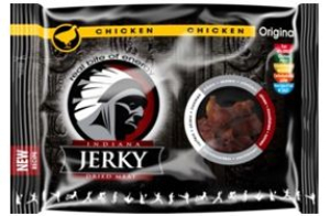 Indiana jerky dried meat - chicken original - 100 g (hg)