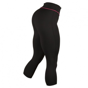 Musclepharm sportswear - womens capri pant - black/pink