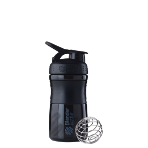 Blender bottle - sportmixer twist shaker bottle - 590 ml - black